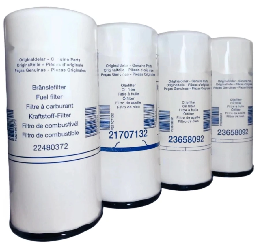 

Filter Kit Compatible with Volvo Engine D12 D13,Oil Filter (2) 23658092,Oil Filter (1) 21707132, Fuel Filter (1) 22480372