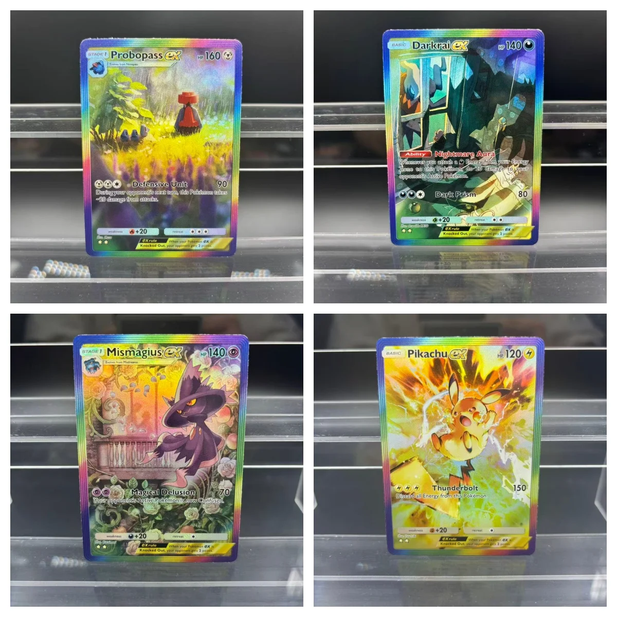 

DIY TCG POCKET Collection Cards Pikachu Mew Celebi Arceus ex Self Made Single Card Classic Game Anime Card Gift Toy