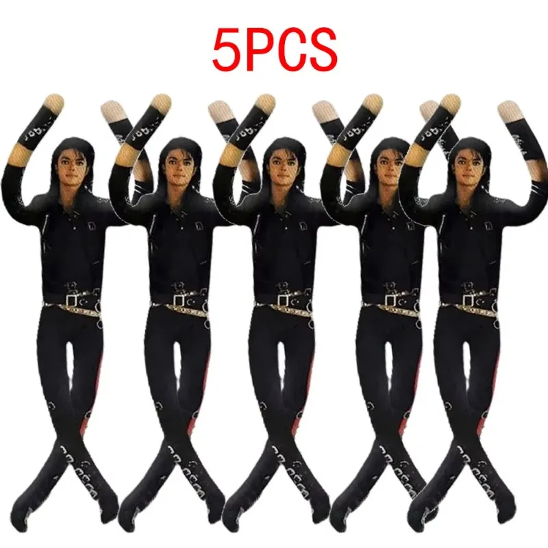5/4/3/2/1 pièces Poupée en peluche articulée de 28CM de Michael Jackson pour Cosplay, décoration de chambre et cadeau