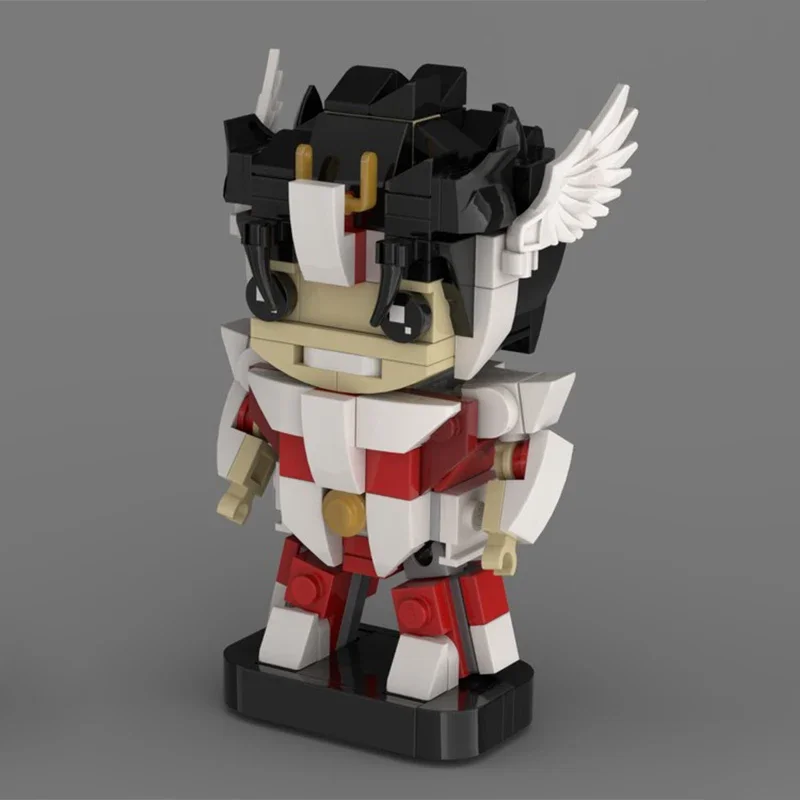 

202 детали MOC Saint Seiya Brickheadz: Конструктор для развития терпения и концентрации, идеальный подарок на Рождество и День рождения