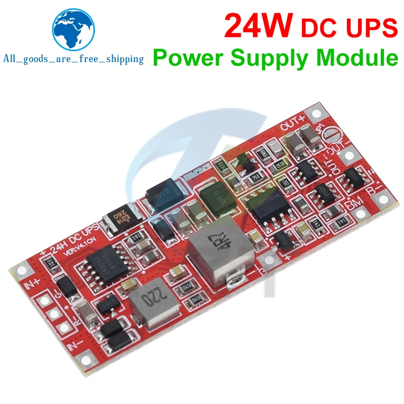 TZT DC 12V/15V 24W 1A UPS Power Supply Module Uninterruptible Power Control Board 2S V4.0CN Charging Step Up Protection Module image 5