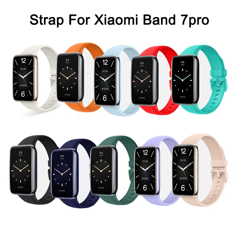 Silicone Replacement Strap for Mi Band 7 Pro Durable Wristband with Xiaomi Mi Band 7 Pro Smartwatch Accessorie Soft TPU Bracelet