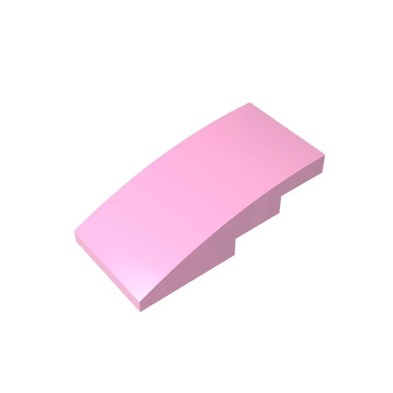 50 Stück 93606 Steine, gebogene Teile 4 x 2 ohne Noppen, Bausteine für Kinder und Erwachsene, DIY-Spielzeug, Modell, Geburtstagsgeschenk – Detail 10