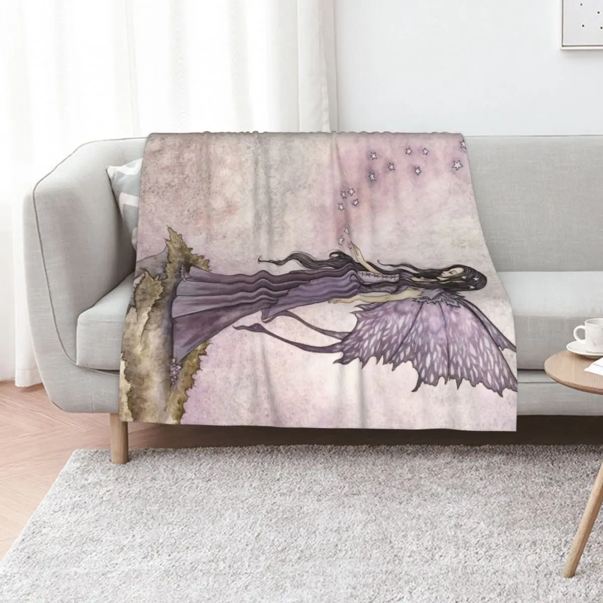 

I Will Return As Stars Throw Blanket Flannel Fabric for babies Sleeping Bag Loose Blankets