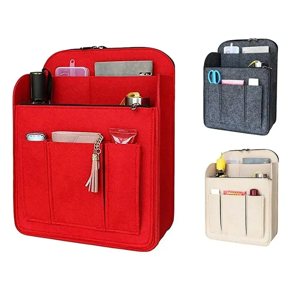 

Multi-Pocket Insert Bag Organizer for Longchamp Backpack Storage Bag Felt Backpack Inner Bag Liner Bag