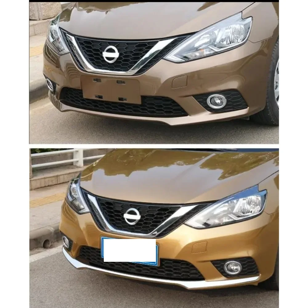 

Front bumper decorative strip For Nissan Sylphy 2016 2017 2018
