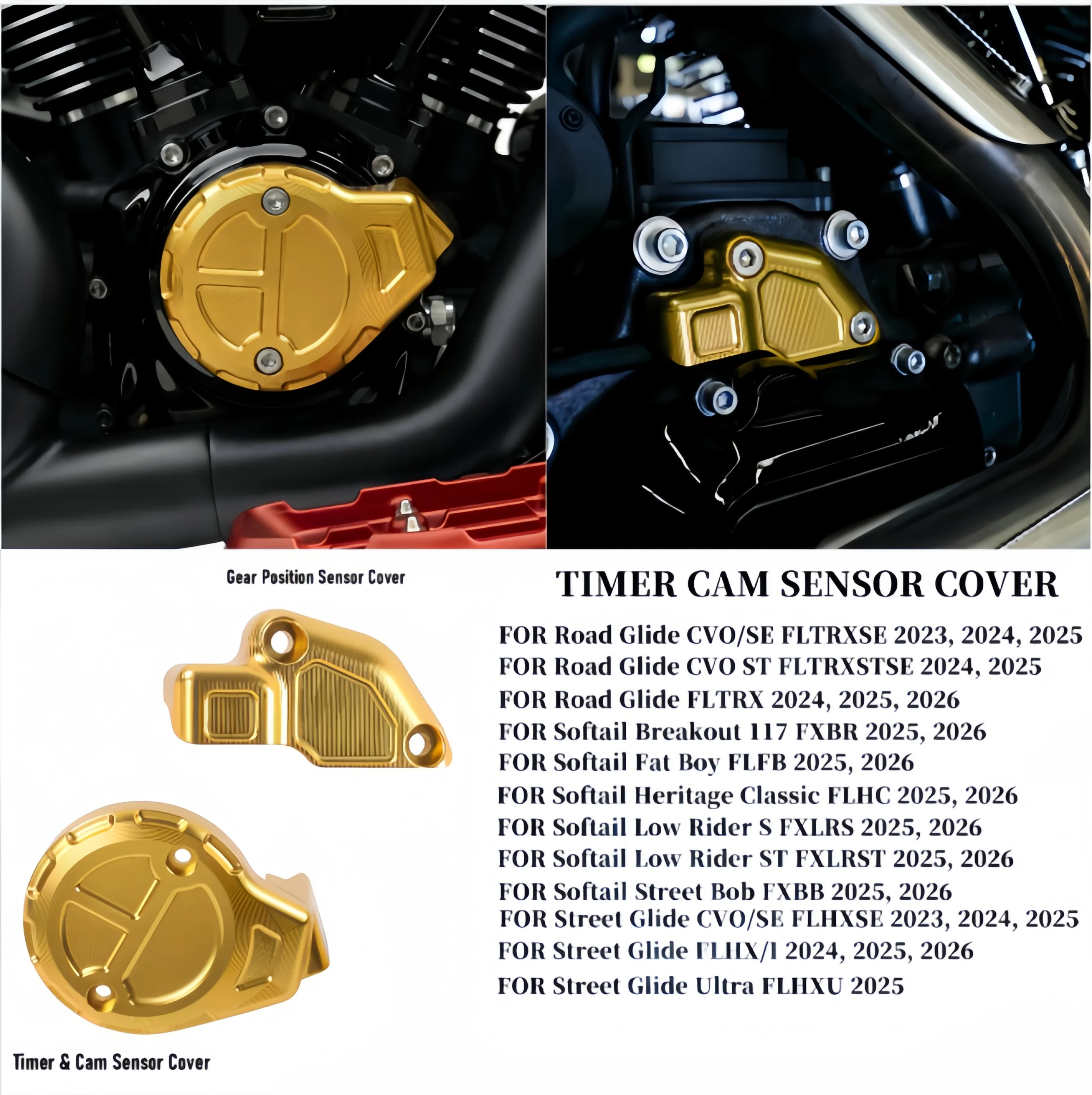 2025-motorcycle-touring-timer-cover-w-sensor-cover-kit-for-harley-2023-up-road-street-glide-117-121cvo-2025-up-softail-low-rider