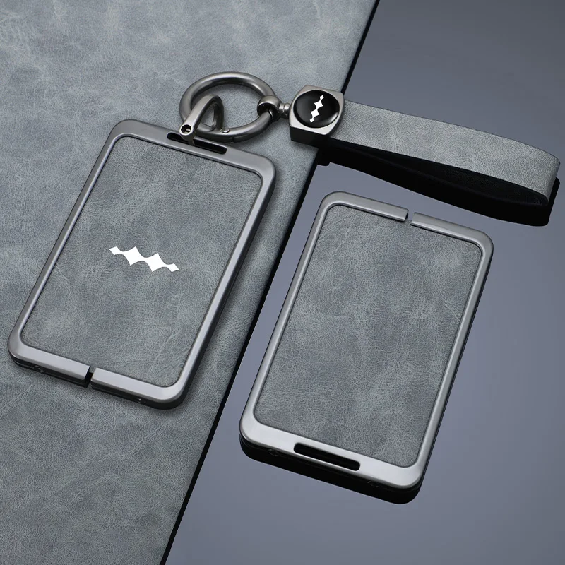 Zinc Alloy Key Case For BYD Leopard 5 2023-2024 Car Styling Dedicated NFC Card Key Protection Case Supplies Auto Accessories