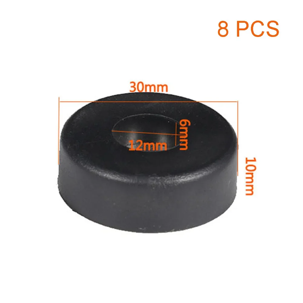 8pcs Rubber Foot Pad Speaker Cabinet Furniture Chair Table Box Conical Rubber Foot Pad For Speaker Foot Pads Accessories