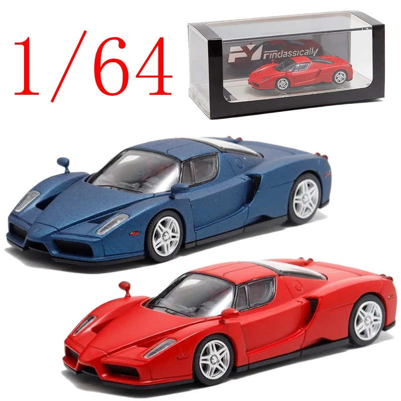 

FY литая под давлением модель автомобиля из сплава Ferrari в масштабе 1/64, игровые автомобили Ferrari Enzo, игрушки для мальчиков, подарок, оригинальная коробка
