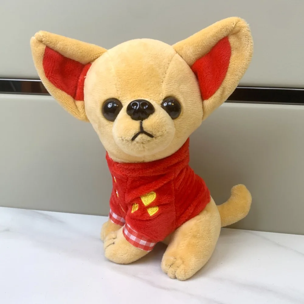 

For Children Simulation Chihuahua Room Decoration Stuffed Animals Puppy 18cm Soft Pillow Stuffed Dog