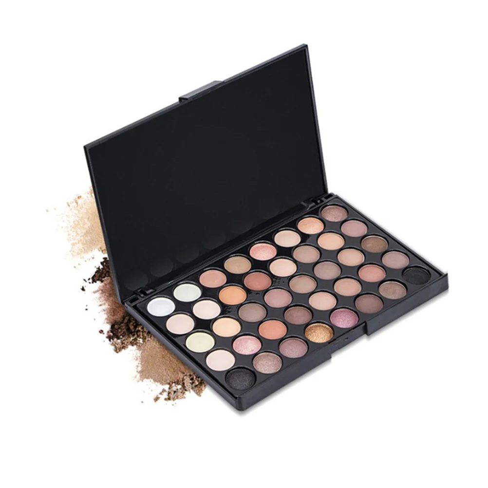 40 Colors Eye shadow Palette Matte Shimmer Finish Smokey Style for Party Performance Lasting Waterproof Glamorous Festival