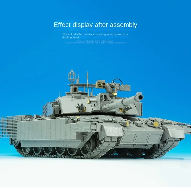 Ryefield model RM-5039 plastic scale tank model assembly kit  British main battle tank Challenger 2 TES movable track 1/35