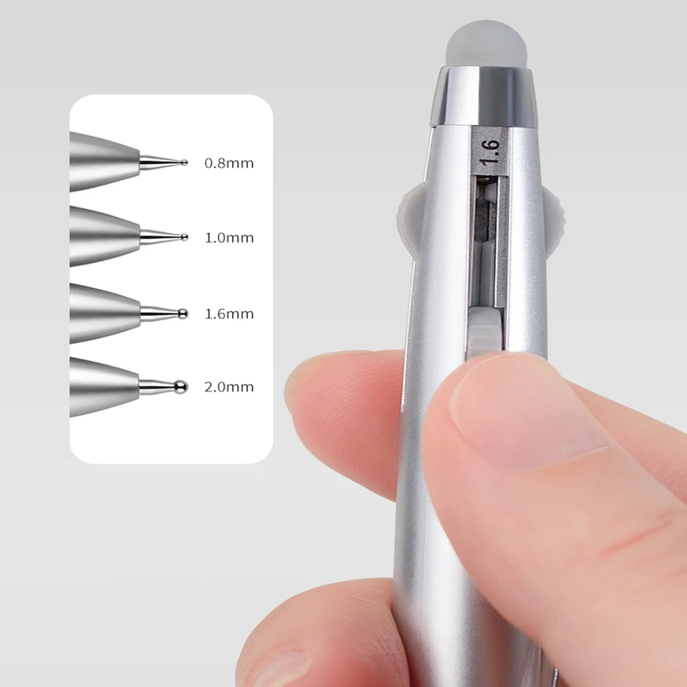 5in1 Press-tipo Nail Dotting Art Pen Penna a sfera multifunzionale Design Nail Art Tip Dot Paint Manicure 1.2 * 14.2 cm Disegna strumenti