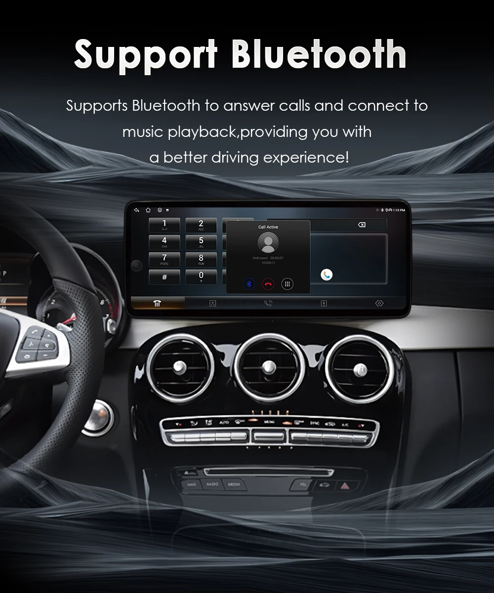 Kabelloses Carplay für Mercedes Benz E-Klasse W212 2009-2015 Android 16 Autoradio Video DSP Stereo GPS QLED Touchscreen 4G WiFi BT – Detail 13
