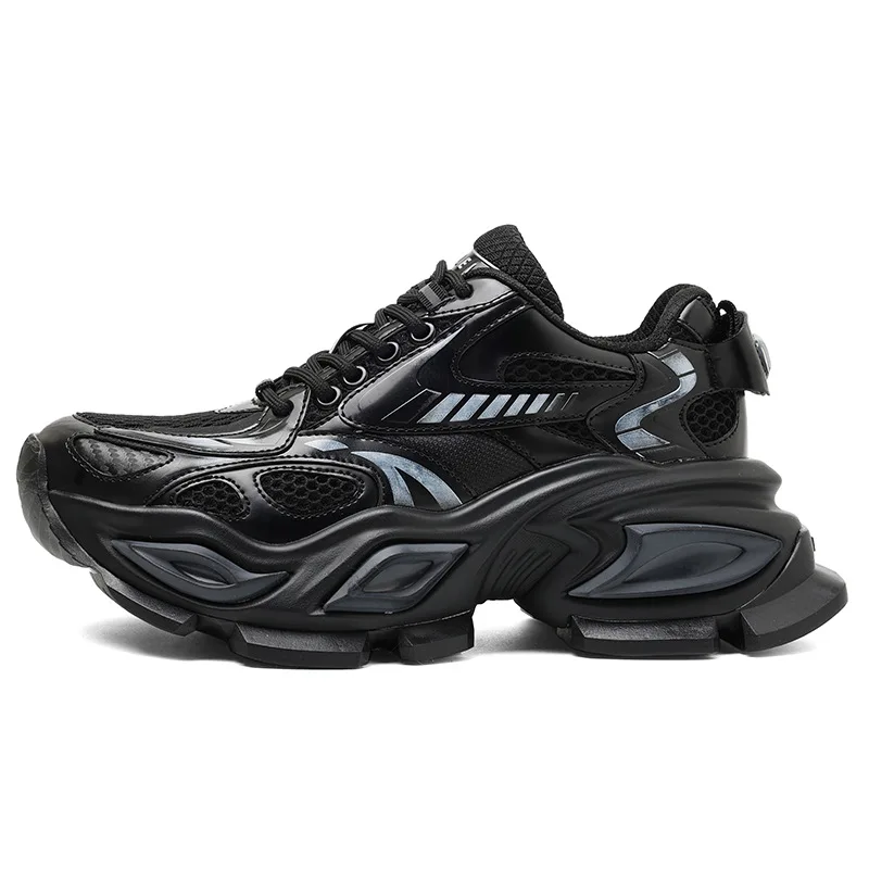 

Cat's eye different pupil silver tiger spot dad shoes couple's spring and summer new thick-soled heightening sneakers