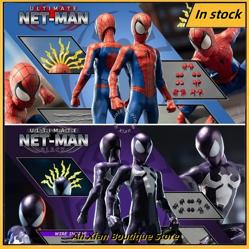 

【New】DBToys X 6in Studio Ultimate Webman 1/12 Spider Red Ultimate Black Symbiosis A Moveable Doll Figure in Stock