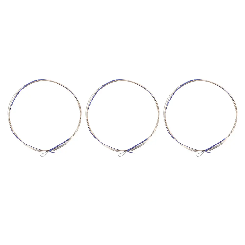 

3 Pcs Lute Strings Durable Metal Practice Parts for Pipa String Accessory Sound Quality Anti Oxidation Stable Vibration