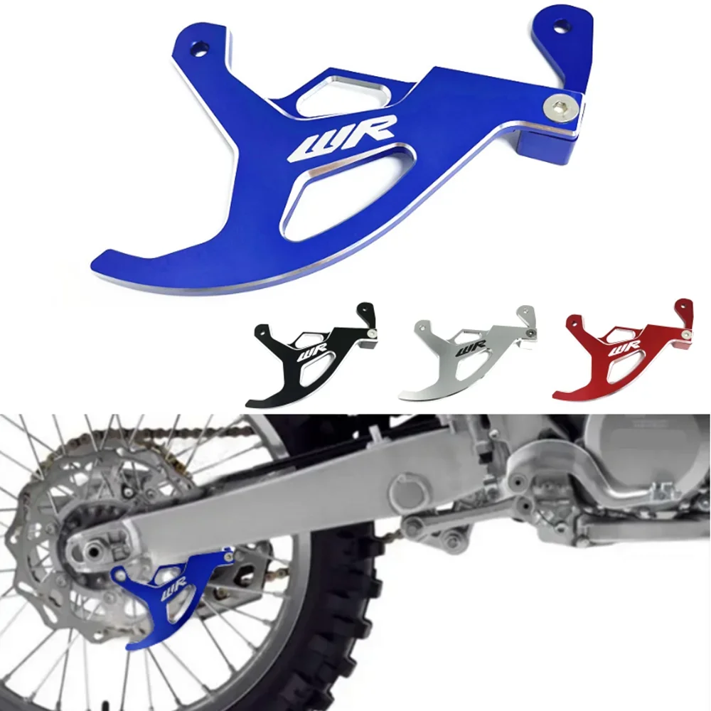 For YAMAHA WR250F WR450F WR250R WR250X WR LOGO CNC Rear Brake Disc Guard Cover