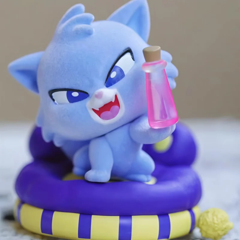 

Горячие игрушки Disney Cat Party Second Round Cosbi слепая коробка ПВХ флокированный стиль мини-кукла ручной работы орнамент сюрприз праздничная игрушка в подарок