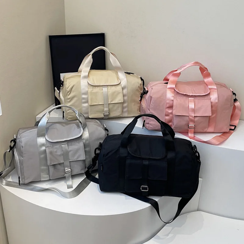 

Travel Duffle Fitness Gym Female Bags with Shoes Pocket Outdoor Sports Trekking Hiking Crossbody Shoulder Bag Trainning Handbag