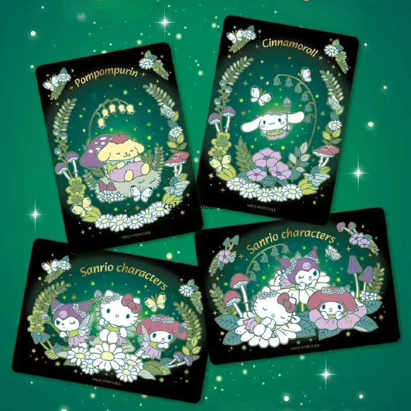 KAYOU 정품 새 Sanrio 카드 Mengmeng 컬렉션 가방 향기로운 이야기 헬로 키티 마이 멜로디 애니메이션 만화 주변 장난감 선물