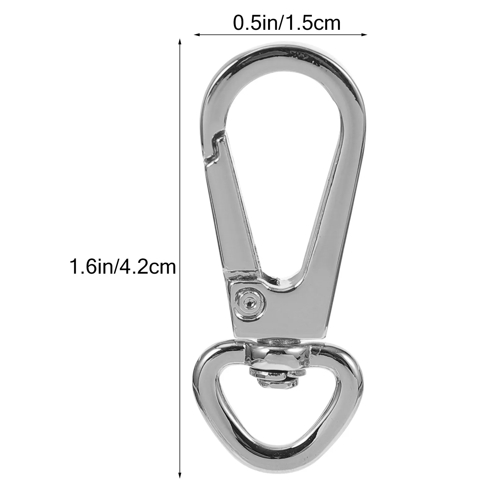10Pcs Keychain Metal Claw Snap Hooks Durable Multi-Functional Clasp for DIY Bag Keychain Practical Multi-Purpose Claw Clasp