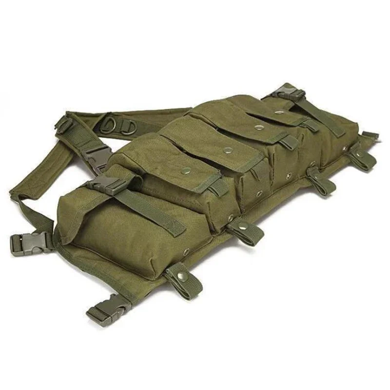 Chaleco táctico Multicam AK para caza, munición para Airsoft, equipo de pecho AR AK 47, revista de combate militar, accesorios de tiro Molle