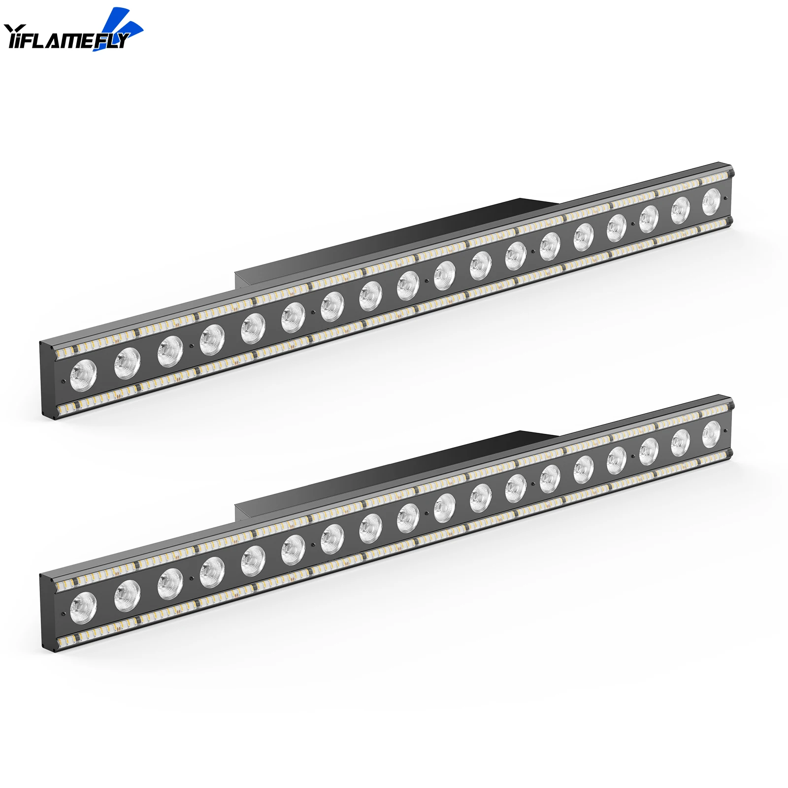 

Yiflamefly, 2 шт., 120 Вт, 18 светодиодов, RGBW, настенный светильник, 29 режимов работы, вспышка DMX512 для домашних развлечений, сценического выступления