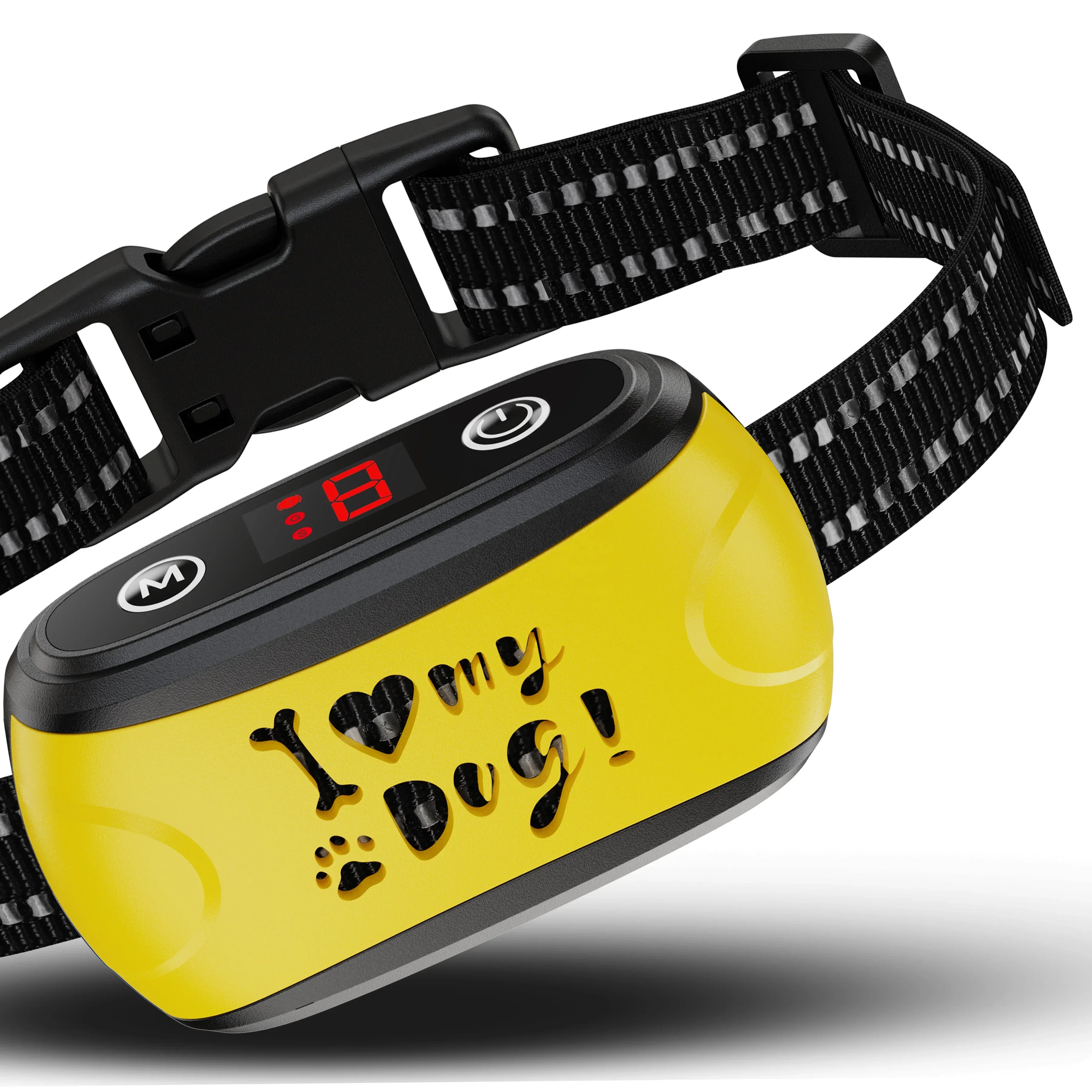 

New Arrival Custom Rechargeable Adjustable Personalized Eco Friendly Pet Collar Anti Bark No Barking Collars Designer Tactical D