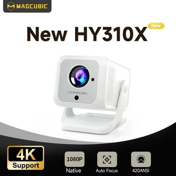 Magcubic HY310X 4K  420ANSI Android 11 Auto Focus Keystone Mini Projector with Full HD 1080Pfor Outdoor Theater Stand Projector