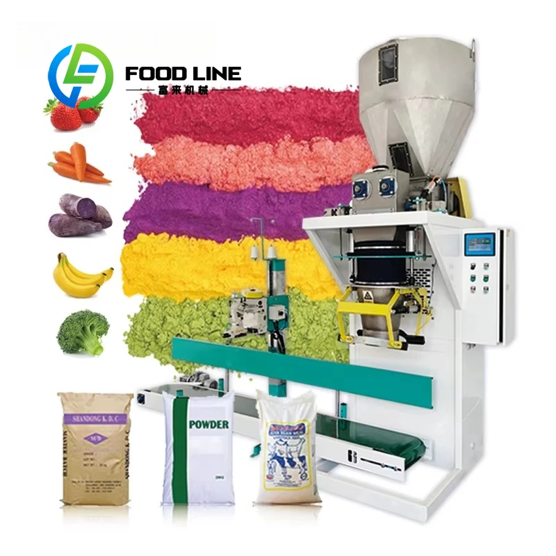 Wheat Flour Packaging Machine 5-50kg for Matcha Powder Flour Quartz Sand Automatic Bagging Equipment Hot Sale Customize