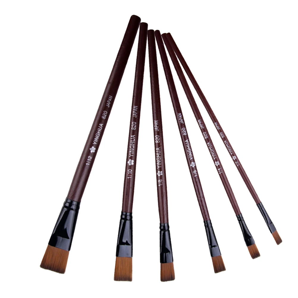 

12pcs Painting Brushes Set Durable Lightweight Kids Art Craft Watercolor Oil Brush Portable Easy to Carry Operate
