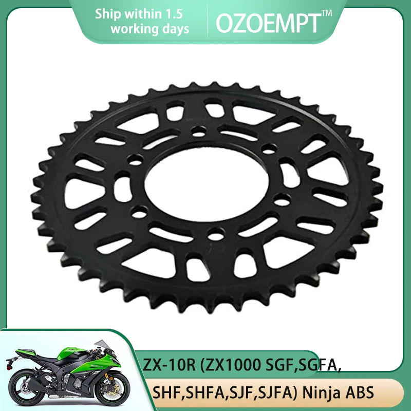 

OZOEMPT 525-39T Motorcycle Rear Sprocket Apply to ZX-10R (ZX1000 KBF,KCF,KDF,KEF,KFF,SGF,SGFA,SHF,SHFA,SJF,SJFA) Ninja ABS