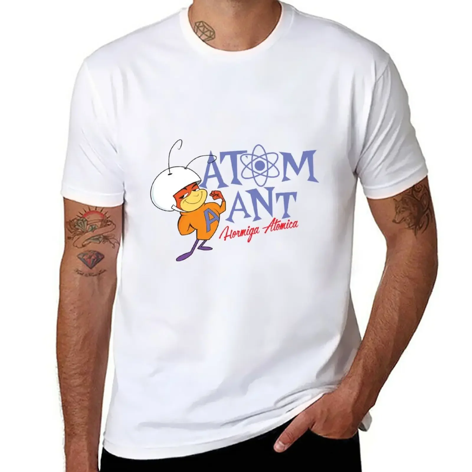 

New Atom Ant T-Shirt anime clothes T-shirt for a boy new edition t shirt graphic t shirts Men's cotton t-shirt