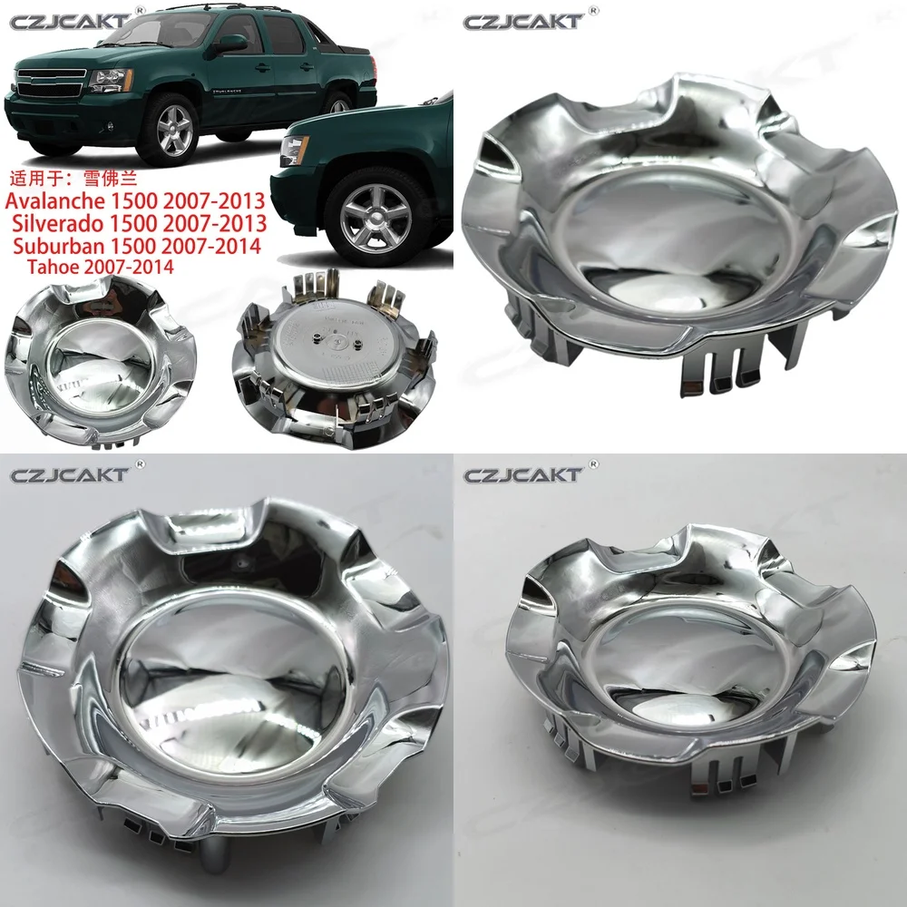 

Hub Caps for Chevrolet Avalanche Silverado Suburban Tahoe Compatible Alloy Wheel Covers Car Accessories Automotive Styling