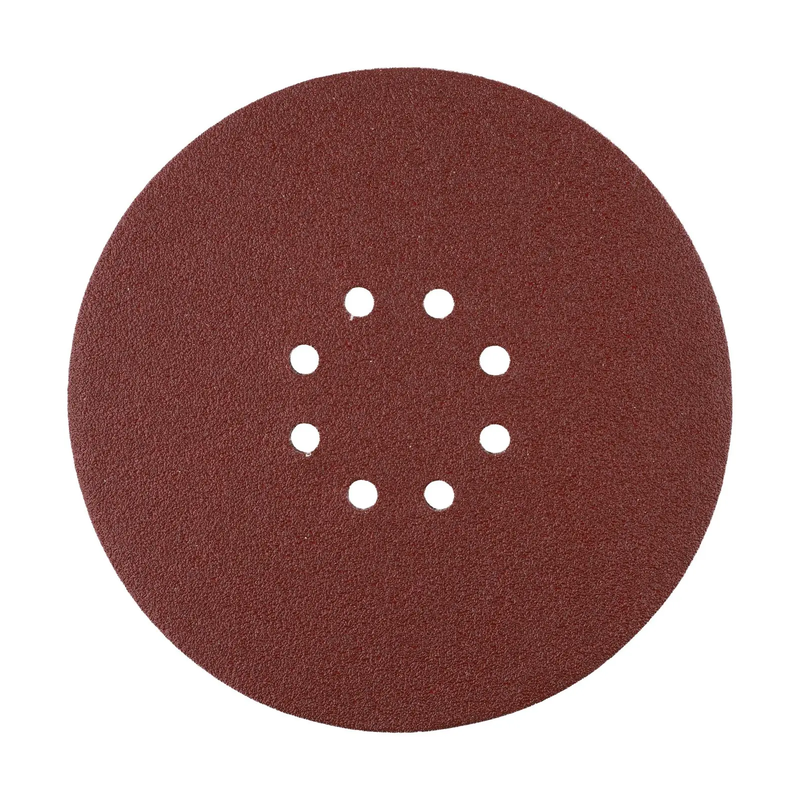9 pollici 8 fori sabbia rossa 225mm carta vetrata a disco con supporto in velluto autoadesiva floccaggio strumento di lucidatura domestica accessori di ricambio