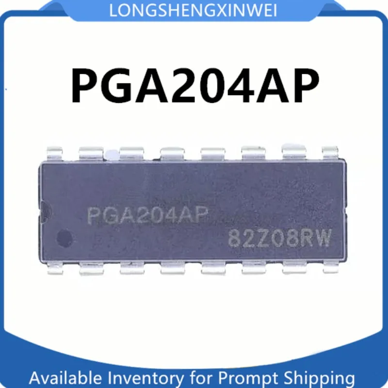 1PCS New PGA204AP PGA204 DIP-16  Original 50 Μ V Offset Voltage Programmable Gain Instrumentation Amplifier in Stock