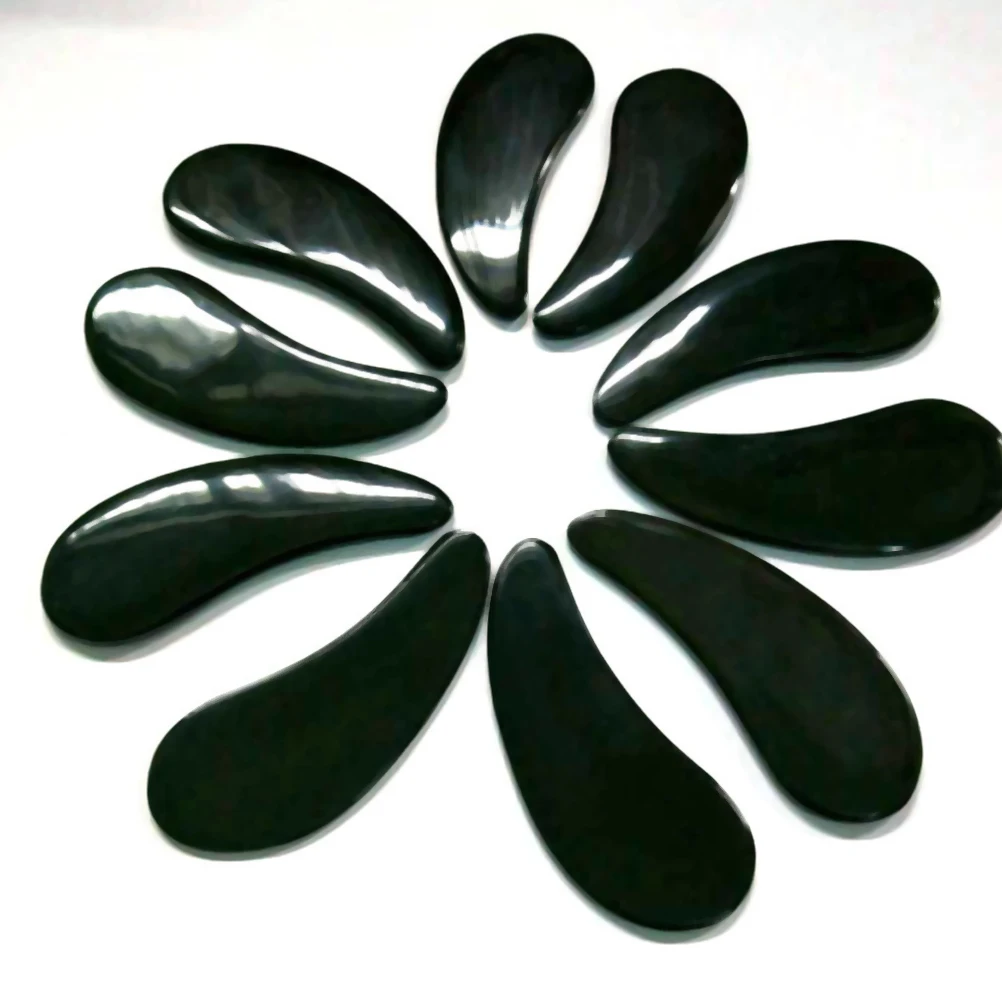 

Bean Shaped Scraping Board Face Back Massager Beauty Accessories Handheld Plate Smoother Anti Aging Tool Promoting Circulation