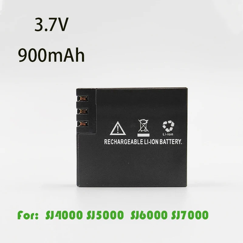 Rechargeable 3.7V 900mAh Li-ion Battery for Eken H9 SJ4000 SJ5000 SJ6000 SJ7000 SJ8000 WiFi M10 SJ5000x Sports Action Camera DV