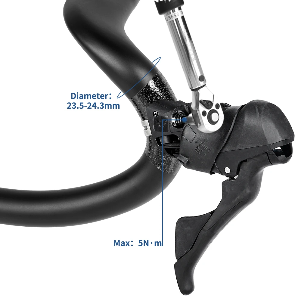 ULLICYC T4 ULTRA Rennrad-Lenker aus Vollcarbon mit integriertem Kabelzug, Cockpit für 360mm-380mm mit Halterung – Detail 20