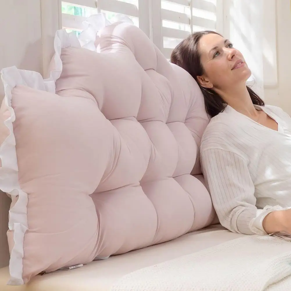 Bede Pillow Support Soft Cuion Sofa Window Impact Protection Large Pillow Office Coffee Op Heart Aped Polyester