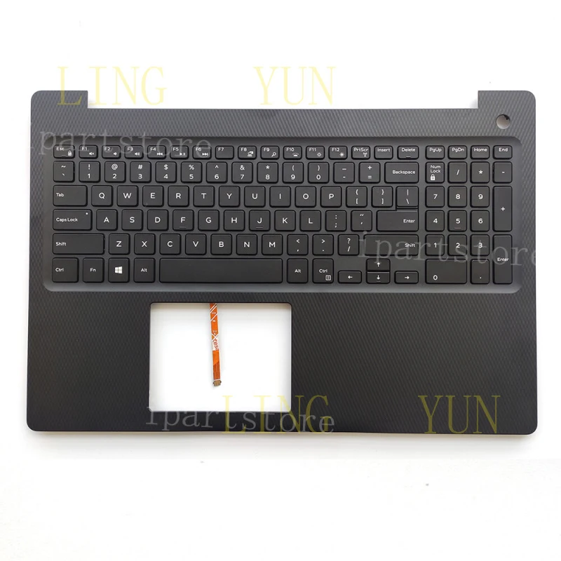 

Клавиатура с подсветкой и чехлом для подставки для рук Z Palmrest Cover для Dell Inspiron 15 3583 P4MKJ