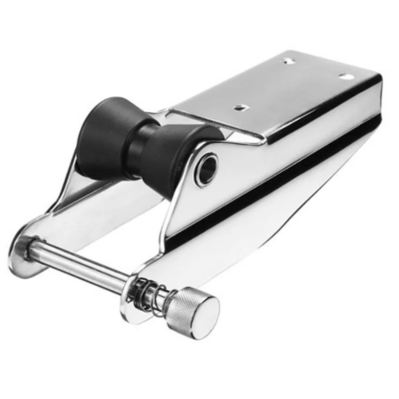 Imagem -03 - Pesado Arco Âncora Rolo Fixo Âncora Fairlead Barco Marinho Docking Rolo de Nylon Mola Carregada Pin Prevenir Aço Inoxidável 1pc 316