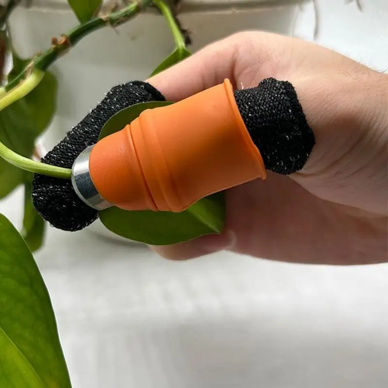 57QFカットプルーフフィンガースリーブセーフフルーツピッキングと野菜の収穫のための指のガードカバーさまざまな用途