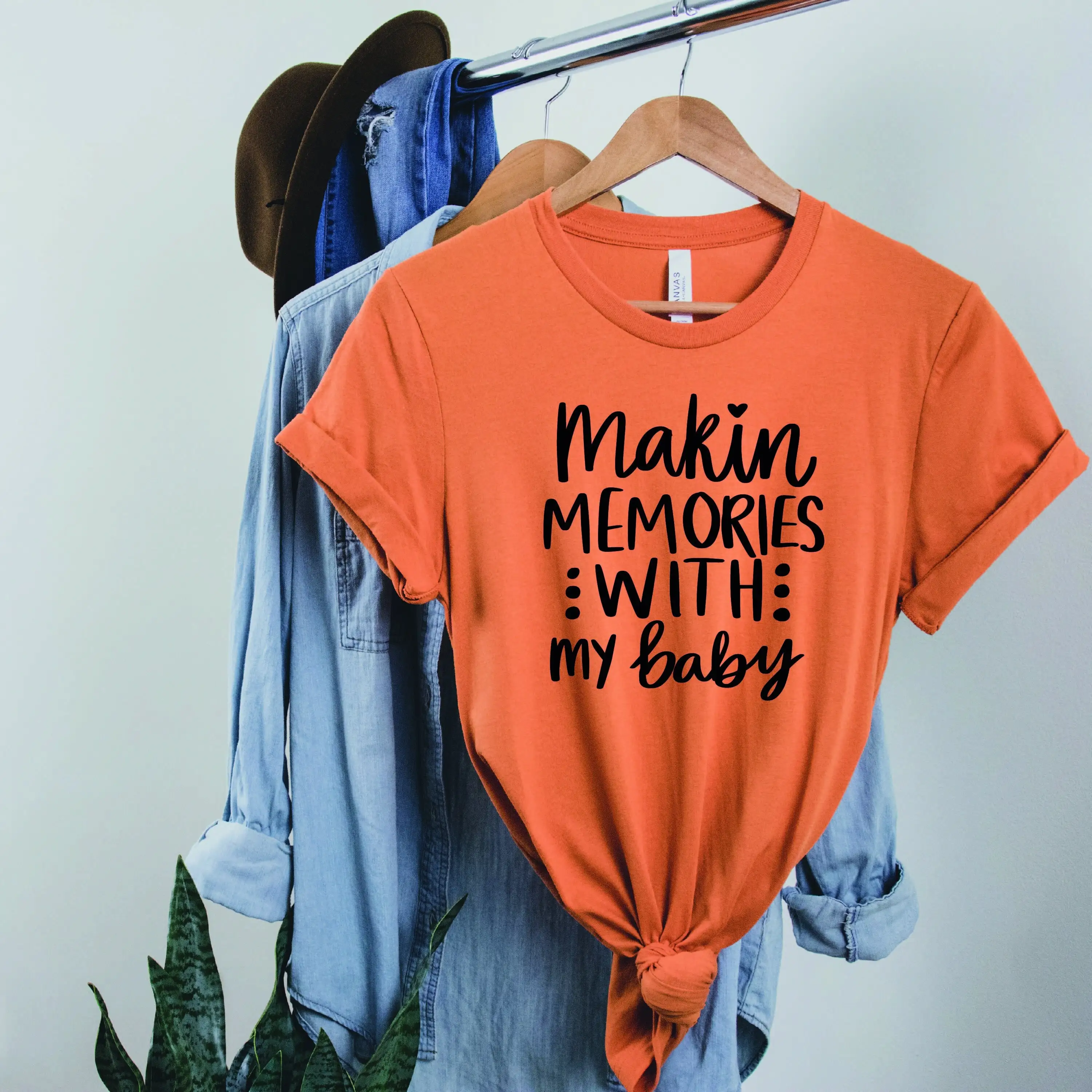 Making Memories With My Baby T Shirt Mother Mom Girl Mother'S Day For Her Daughter Son