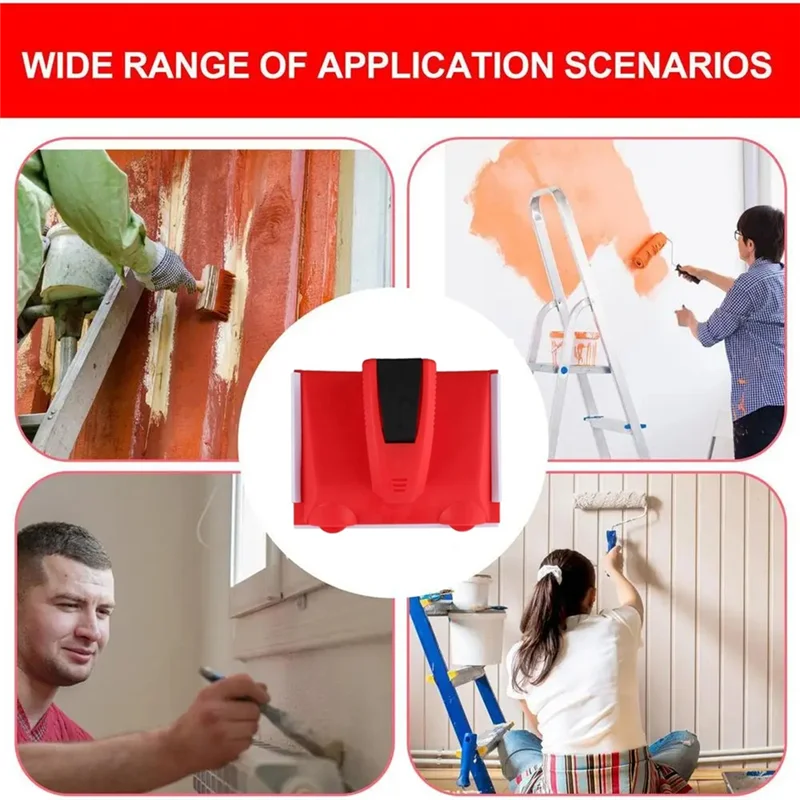 HRBAJ-4 шт., набор инструментов для рисования красок, небольшой настенный угловой крайник для рисования краев с подставкой для ретуши, практичный инструмент для рисования кромок