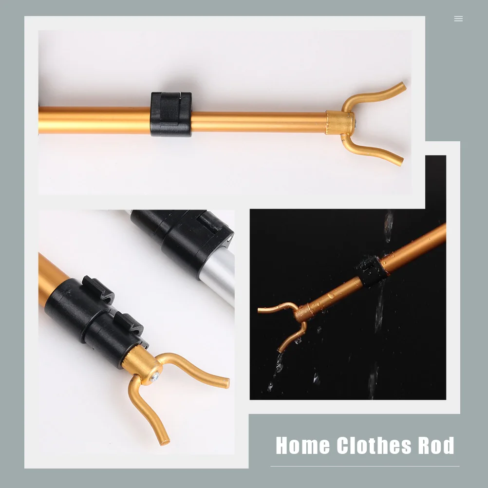 1Pc Creative Clothes Pole Clothes Drying Pole Household Clothes Drying Rod