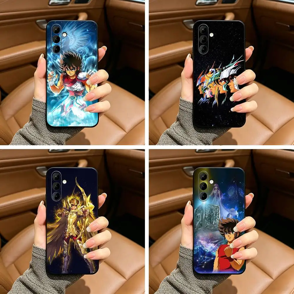 S-Saint S-Seiya Knights Z-Zodiac -ES Phone Case For Samsung Galaxy A73,A71 A72,A70,A53,A52,A51,Soft Silicone Black Cover