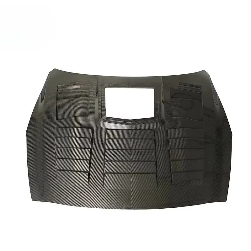 Dry carbon fiber hood fiber engine cover, modified front bonnet suitable for 2009-2015 Nissan GTR35Transparent carbon fiber hood